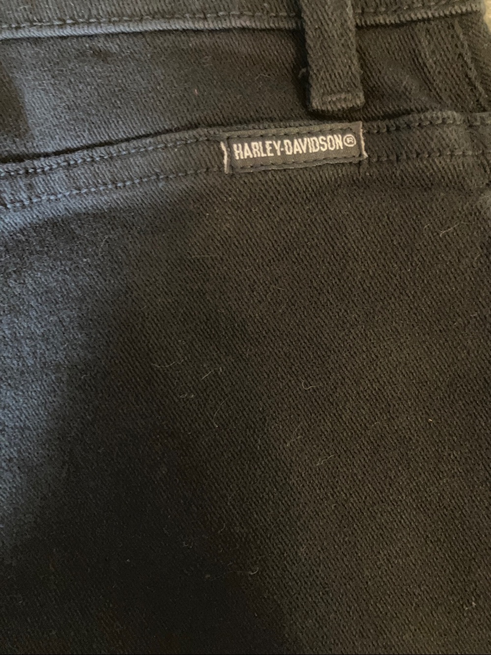 Harley-Davidson woman Black Denim jeans size 14